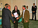 Platz 1 Christine Pöhlke und Prof. Dr. Aurel Popa-Wagner